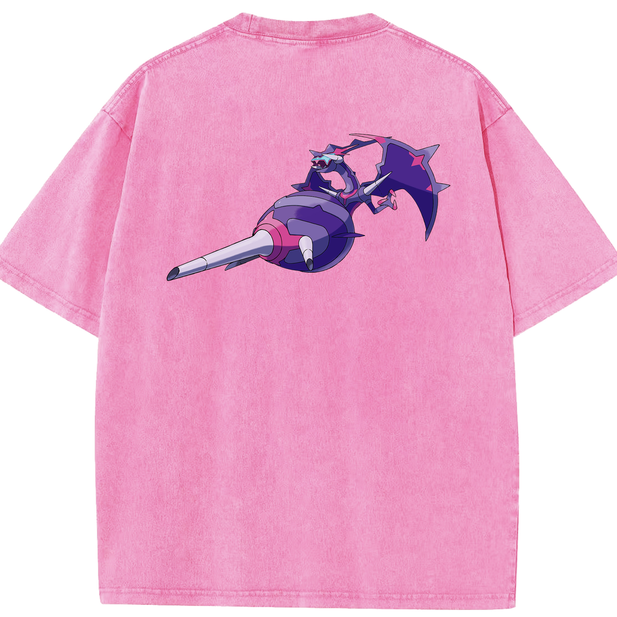 （画像用） ポケットモンスター Pokémon 綿100% ヴィンテージ風 半袖Tシャツ（背面プリント）
